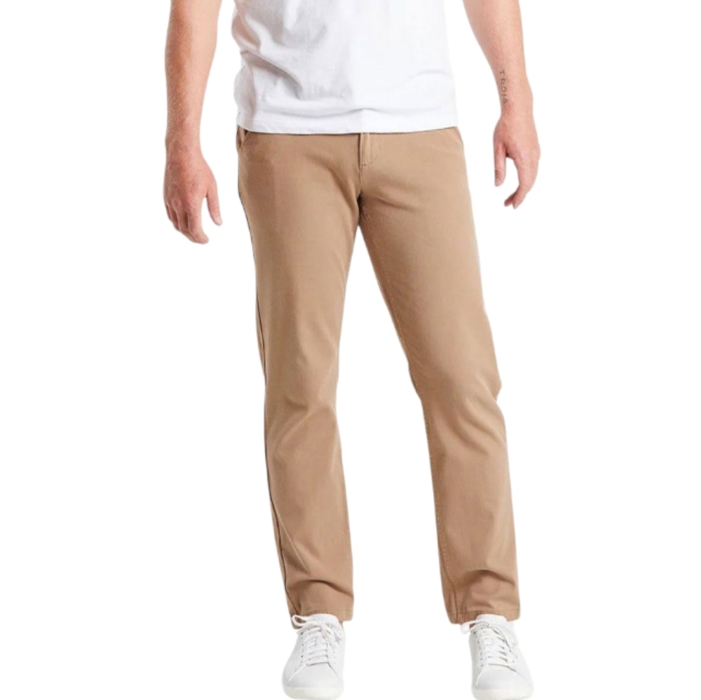 Mugsy Belmonts Classic Chinos Luxury Stretch Preppy Khaki Cotton Pants - Men's